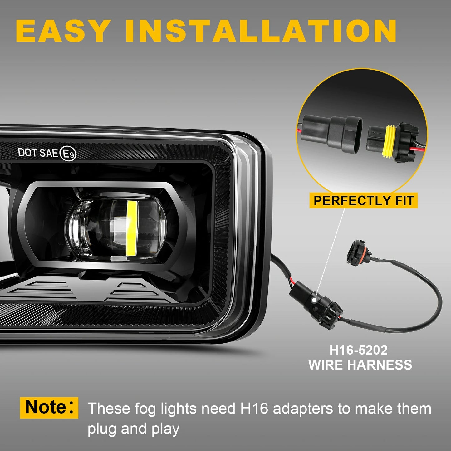 Chevy Silverado LED Fog Lights, Plug and Play