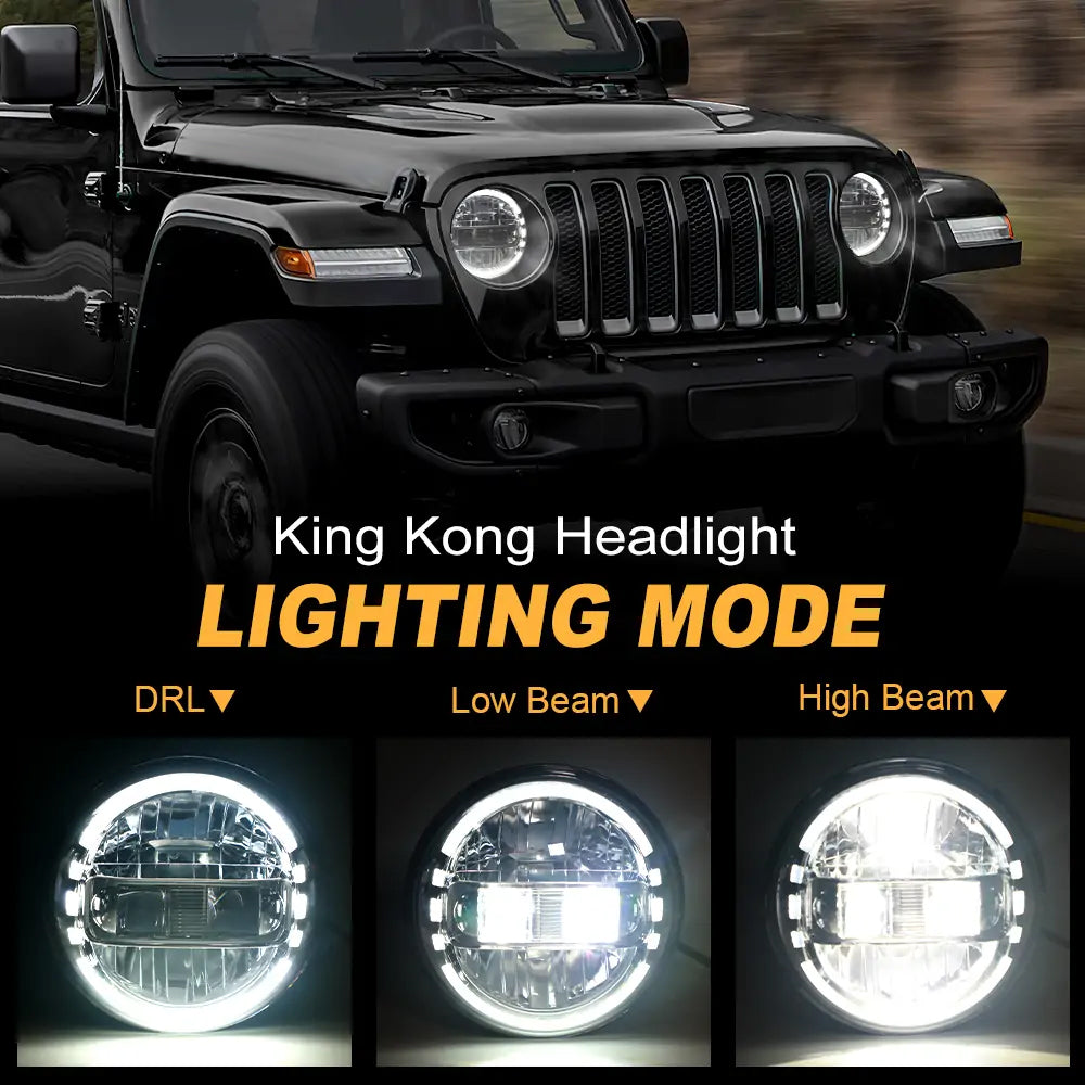 Jeep wrangler jl headlights - LOYO King Kong headlights