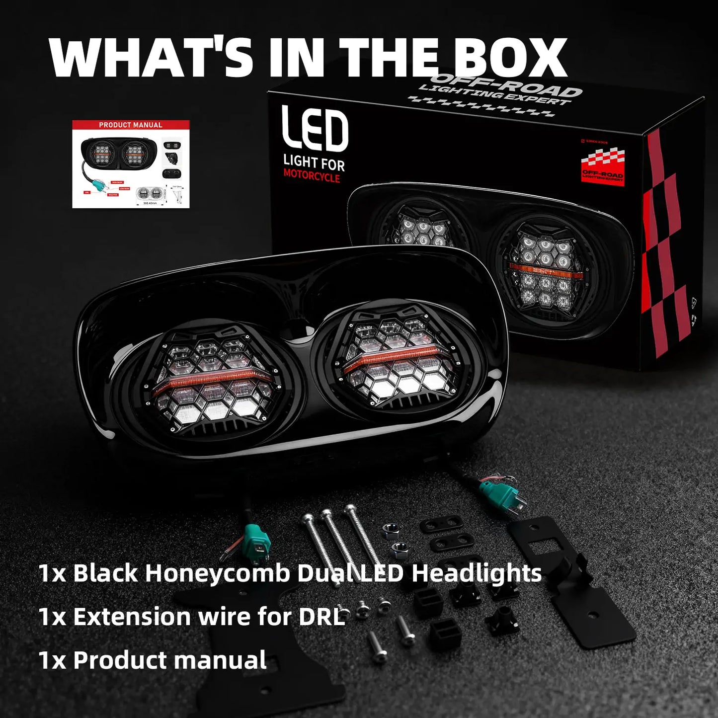 2004-2013 5.75" Road Glide Headlight Replacement Kit