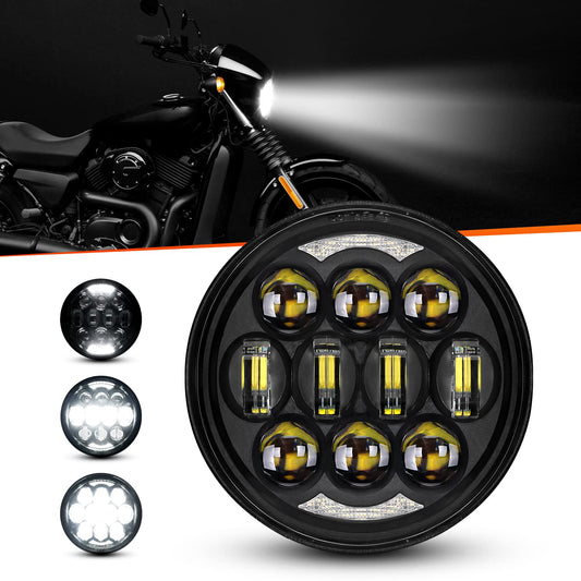 5.75 inch motorcycle headlight built-in anti-flicker hardness for Harley Motorcycle