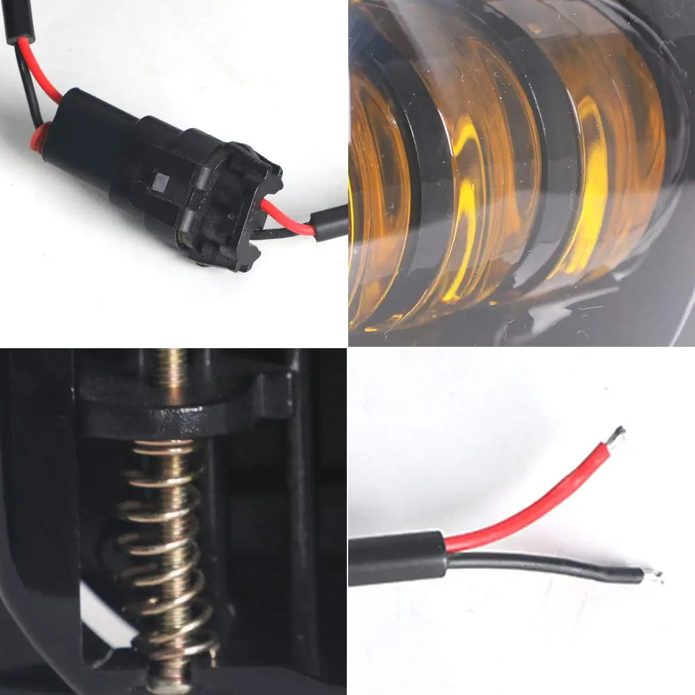 LED Fog Lamp Replacement with Amber lights, plug and play