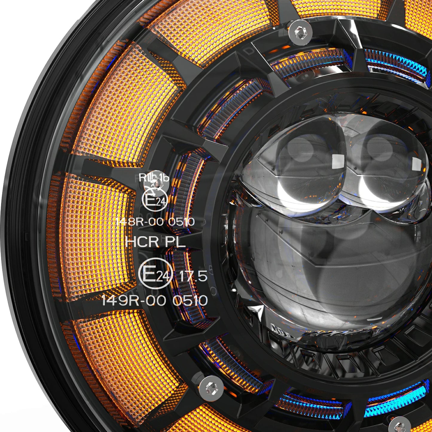 LOYO 7 inch LED Headlights, DOT E-Mark Approved