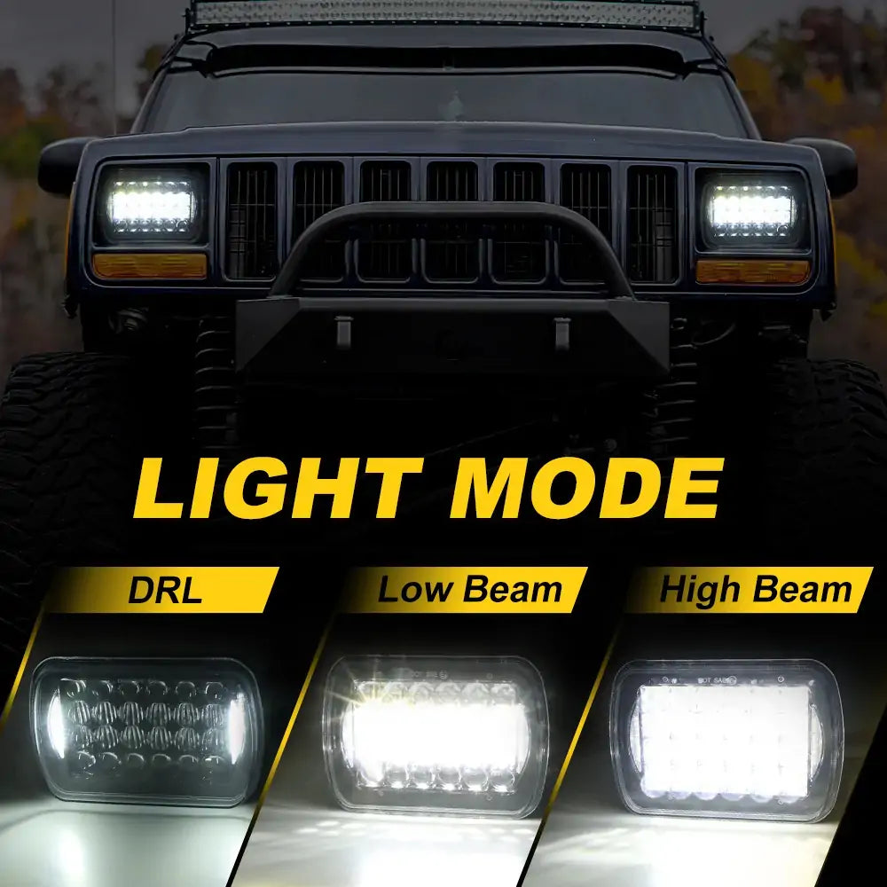 xj headlihgts with DRL