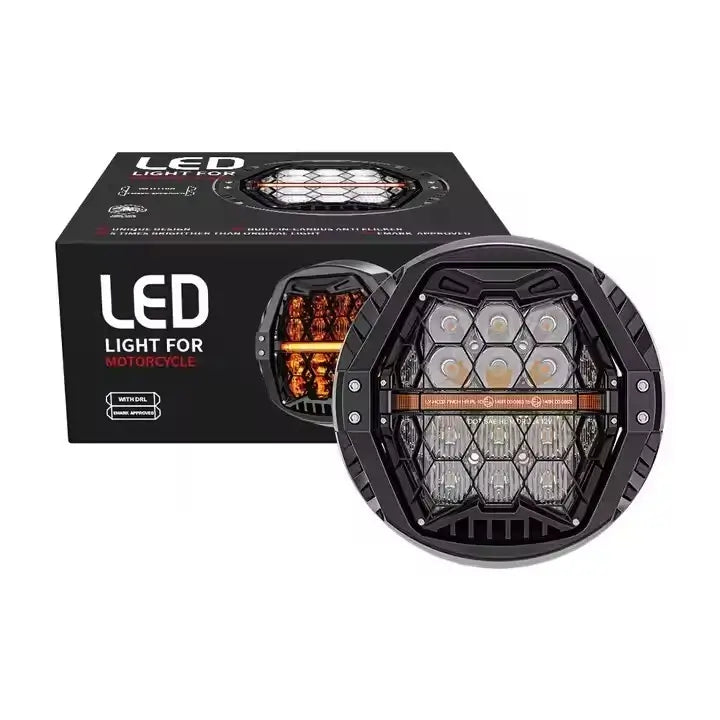 7 inch led headlight for motorcycle 120W super bright