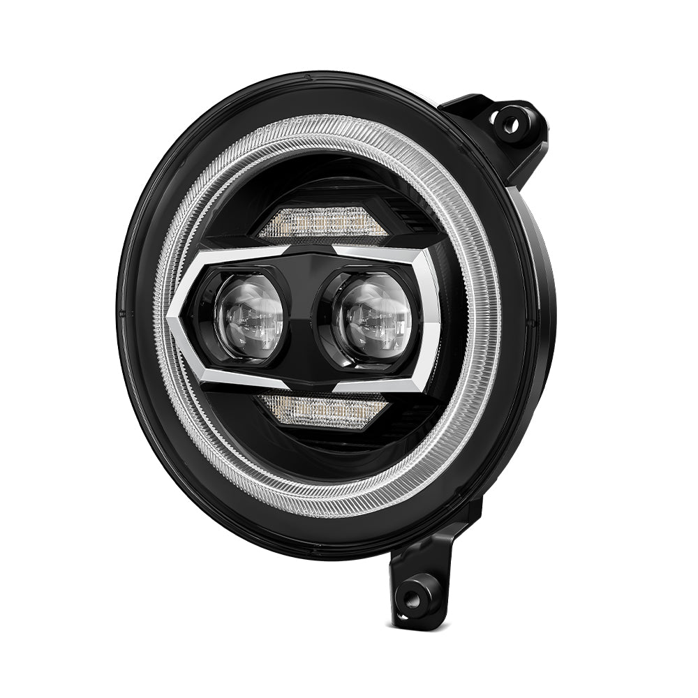 JL/JT 9 Inch LED Headlights with Halo DRL & Turn Signal Round for Je-ep 2018-2024 Wrangler Gladiator JL JLU Unlimited