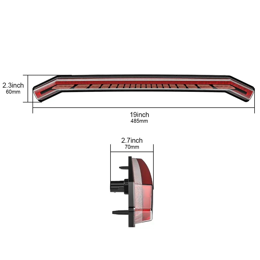 LED 3rd Brake Center Tail Light for Polaris