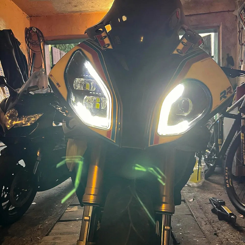 E-MARK APPROVAL LED Headlight for BMW S1000RR 2015-2018 LED DRL High Low Custom Modified Motorcycle Sportbike Front Head Lamp