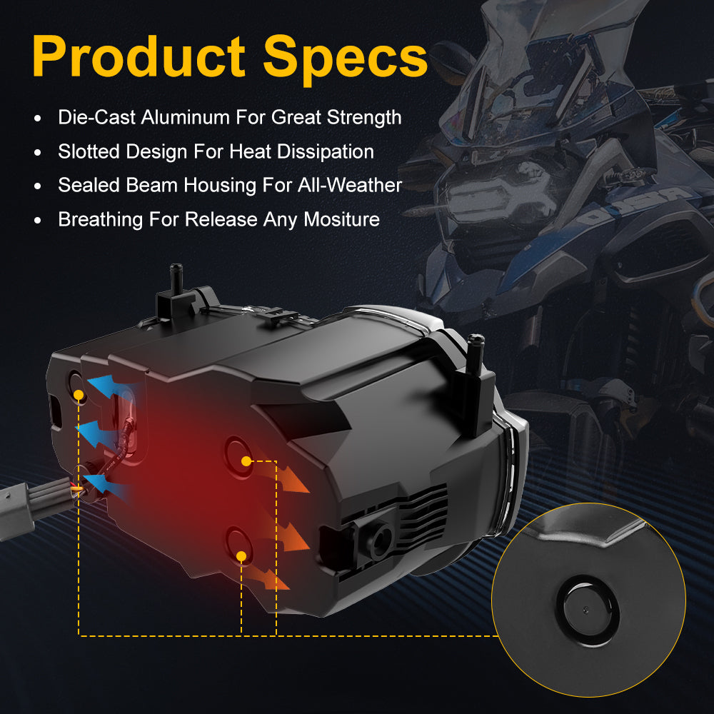 LED headlights headlights for BMW R1200 GS 2005-2012 R1200GS