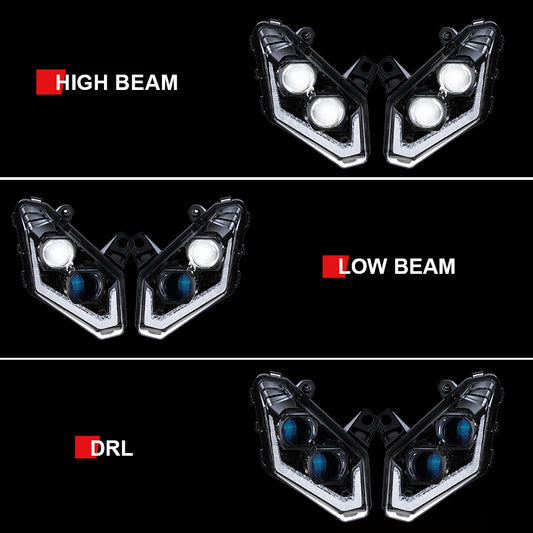 Can Am Maverick Xmr Head Lights High Low Beam DRL
