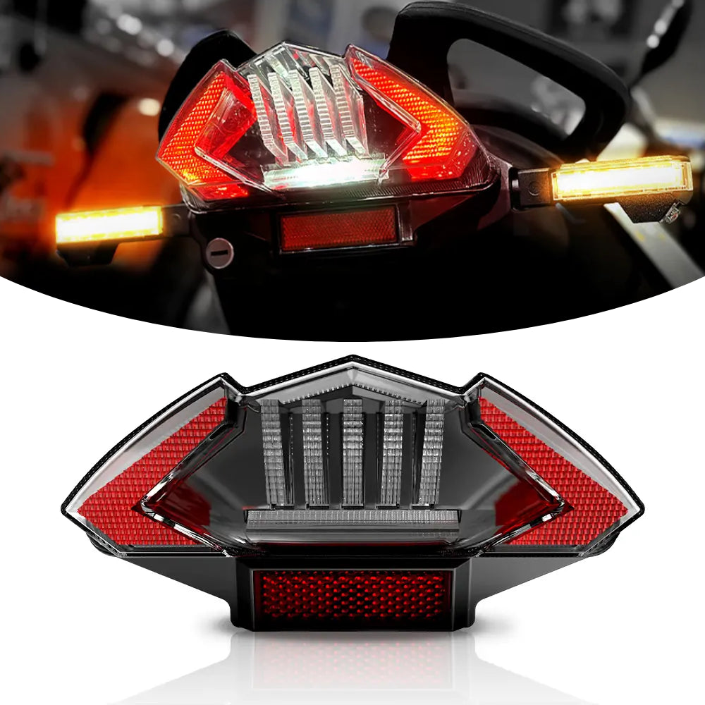 Motorcycle Tail Light Kit Integrated DRL Brake Light – loyolight