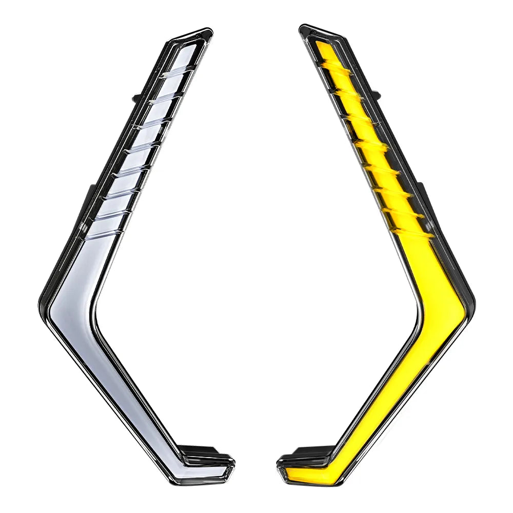 Polaris RZR Fang Lights with Amber Turn Signals