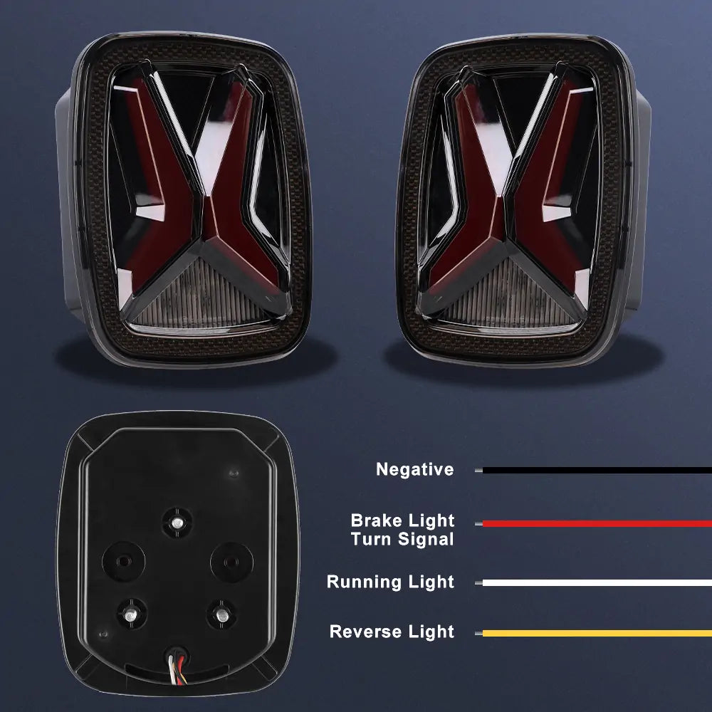 Jeep Wrangler YJ LED Tail Lights Wiring Diagram