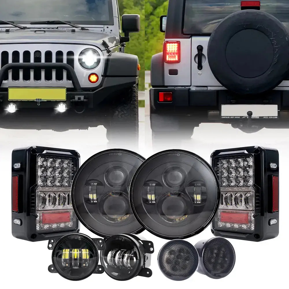 LED Lights Upgrade for Jeep Wrangler JK