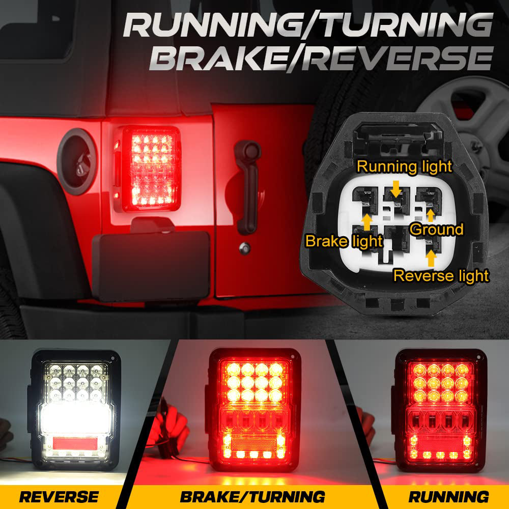 jeep jk rear tail lights