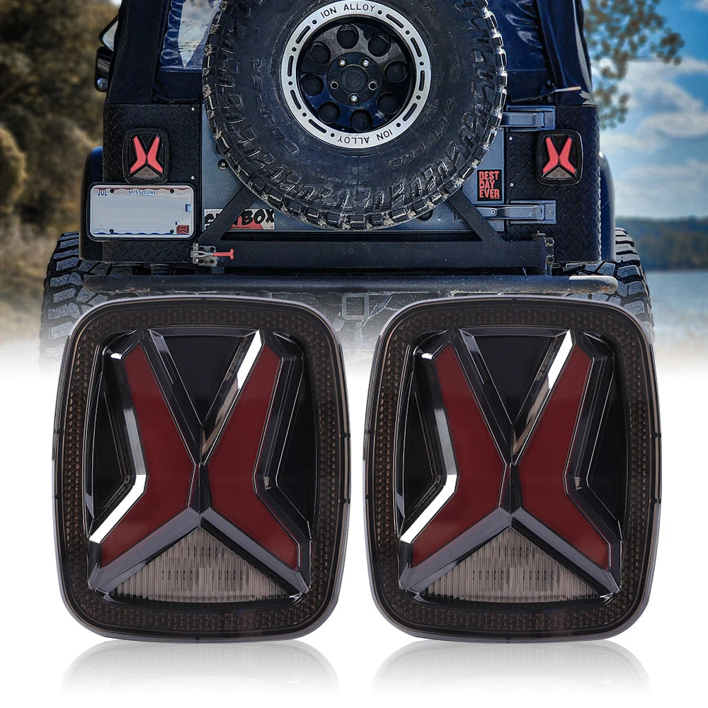 Jeep Wrangler TJ LED Tail Lights Euro Version