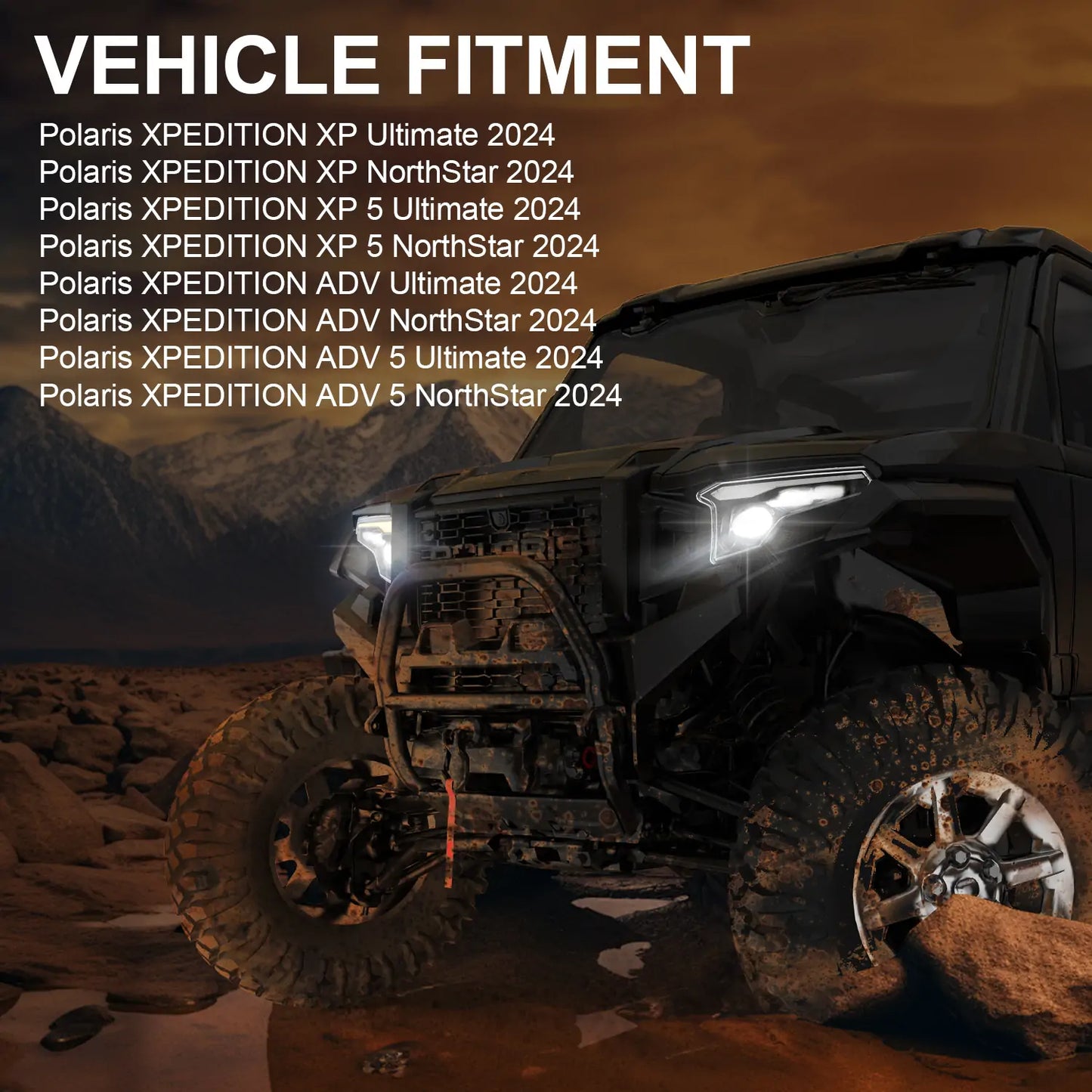 LED Headlight for Polaris Xpedition XP/ADV 2024+