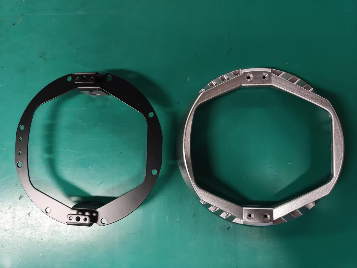 LOYO 7” Outter Trim Ring for Honeycomb Series LED Headlights, Silver