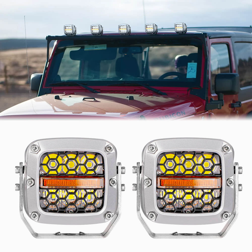 LOYO 60w Super Bright  LED work lights honeycomb driving lights | LOYO light