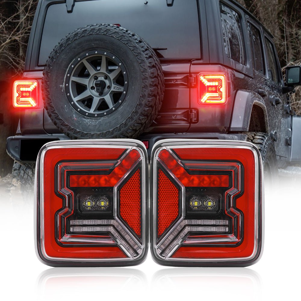 Led Bat Tail Light For Jeep JL JLU | Pair