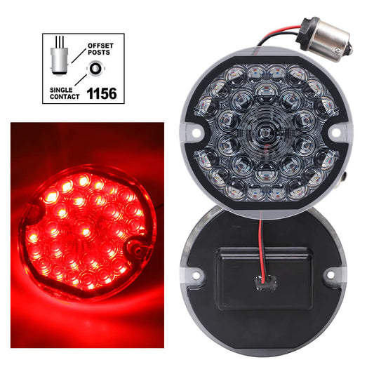 Red LED 1156 Base Turn Signal Indicators for Harley Davidson