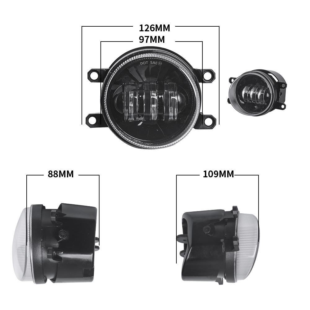 30W LED Foglight for Toyota, LEXUS & SCION | Pair - loyolight