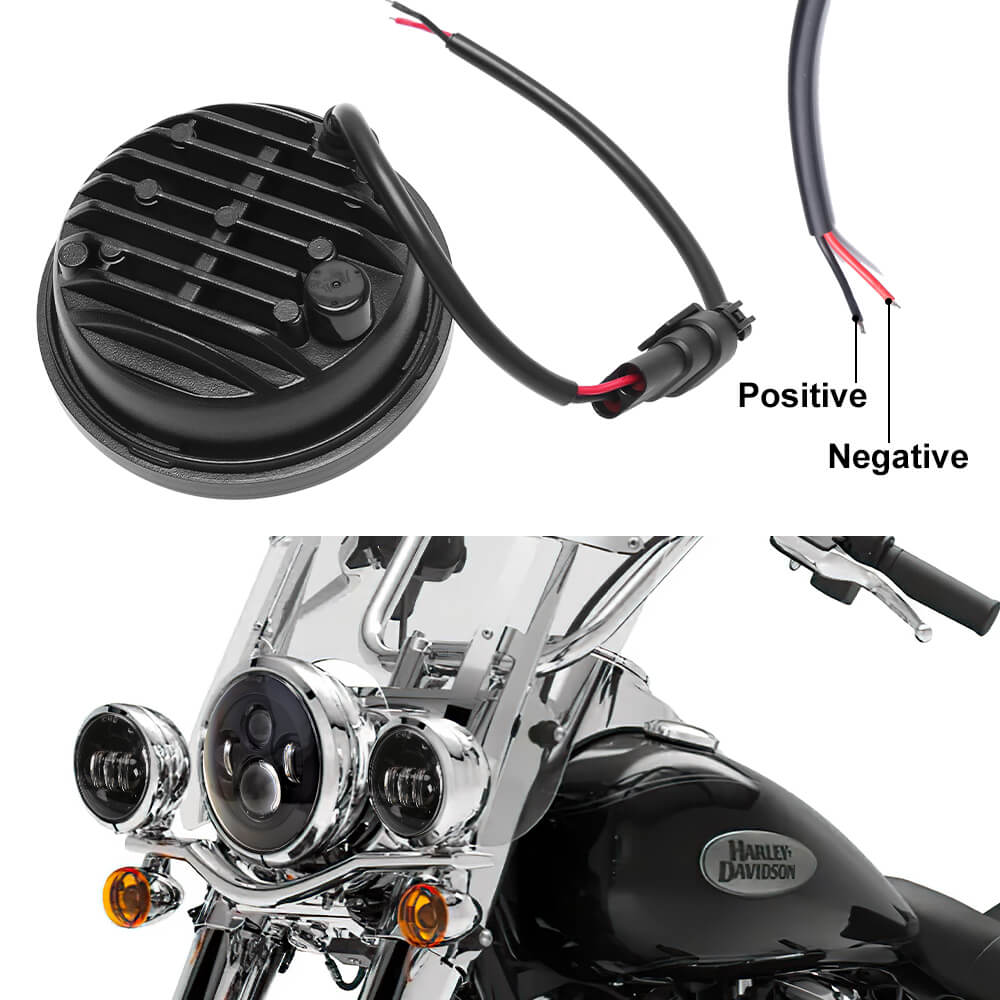 LED Harley Fog Passing Light, Motorcycle Fog Lamp Light for Harley Davidson 04
