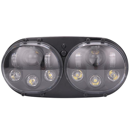 45W LED Double Headlight for Harley - loyolight