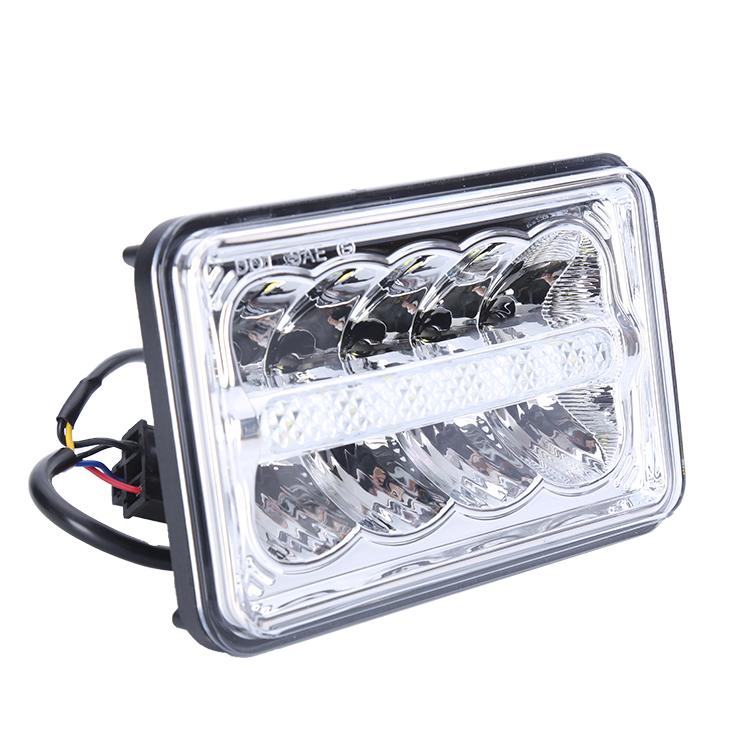 4x6'' 5 Inch Rectangular Square Headlight 45W Sealed Beam for Truck | SET - loyolight