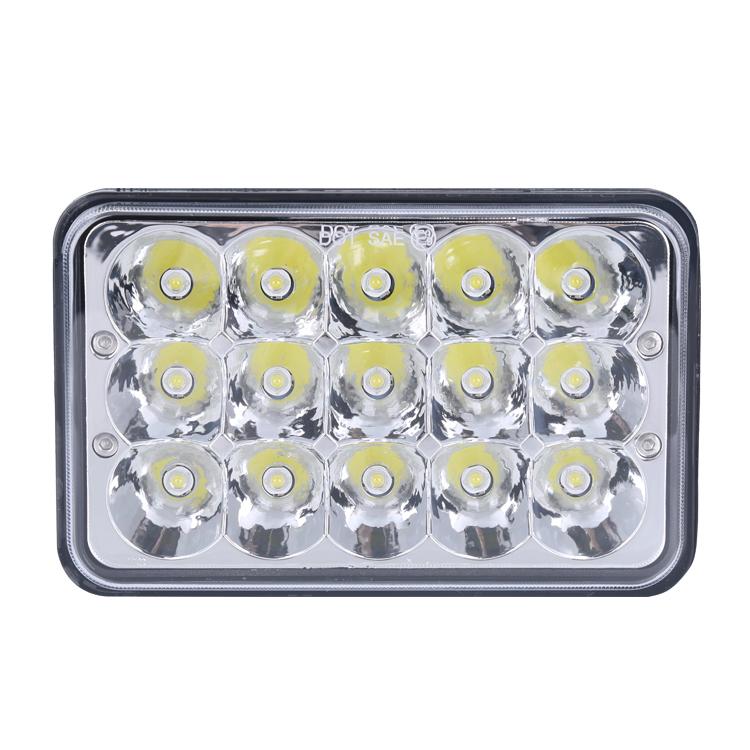5'' 45W LED Square Sealed Beam Headlight | Set - loyolight