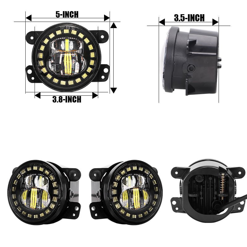 4 Inch Led Osram Fog Light For JK