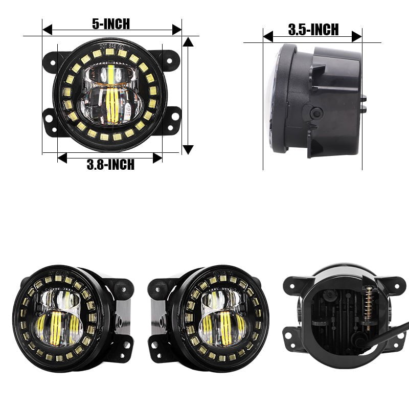 4 Inch Led Osram Fog Light For JK 