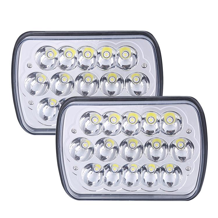 5x7 45W LED Sealed Beam Headlamp | Pair - loyolight