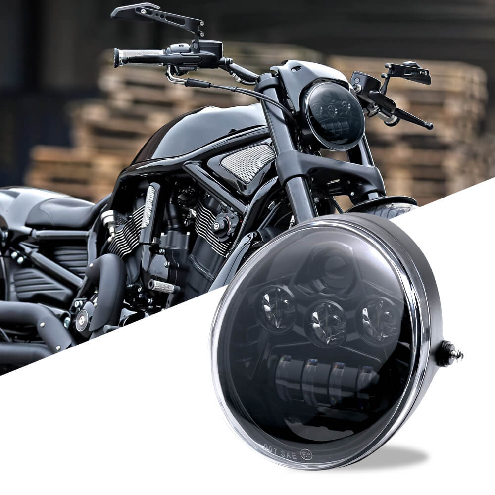 60W LED Headlight For Harley Davidson VROD VRSCA VRSC etc