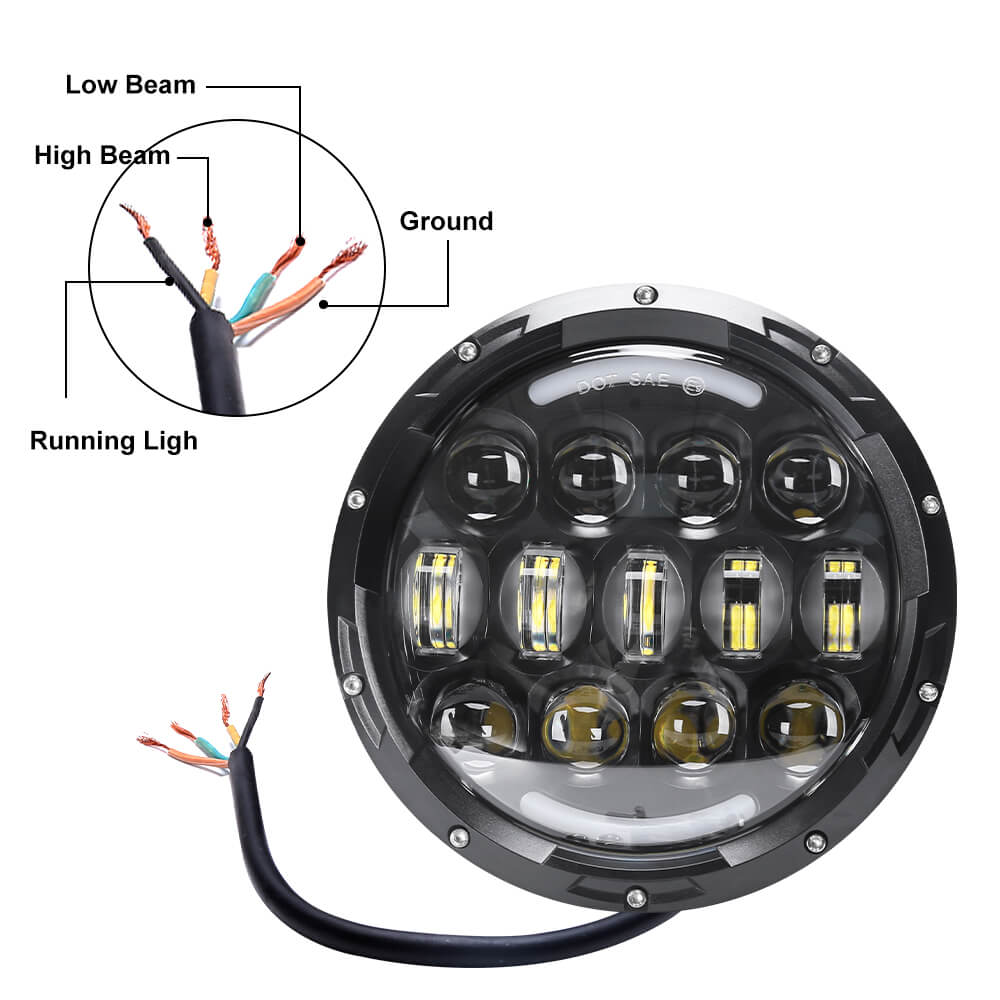 7” Round LED Pod Light Bar work light driving lights | LOYO Light