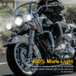 7" LED Projector Headlight + 4.5" Fog Lights + 7" Headlight Mounting Bracket for Harley Motorcycles