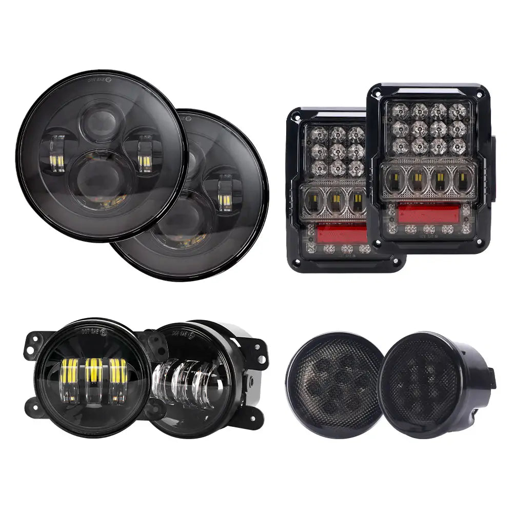 Jeep Wrangler JK LED Lights Kit