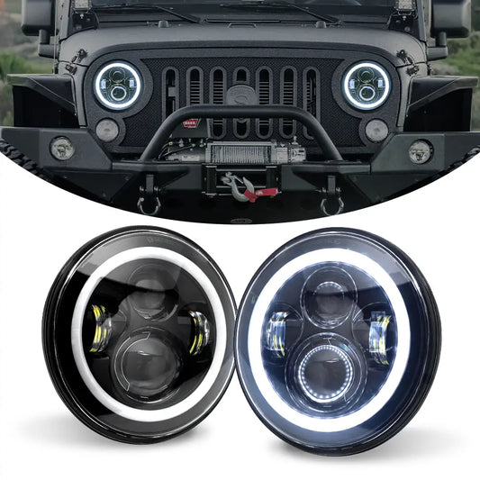 Jeep Wrangler LED Headlights