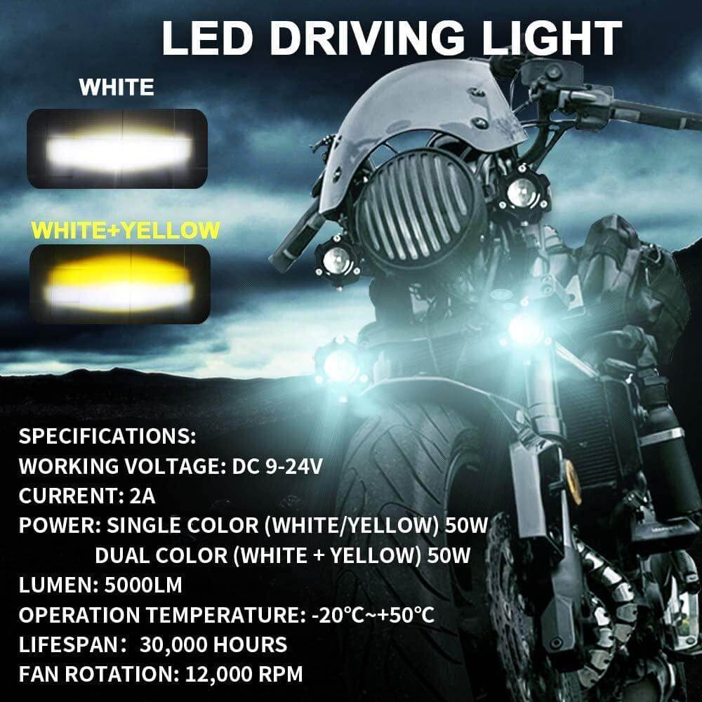50W Led Auxiliary Lights Mini Driving Light