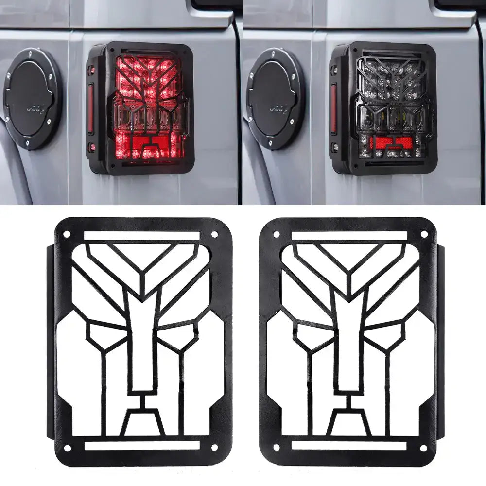 LED Tail Light Guard Covers for jeep wrangler jk