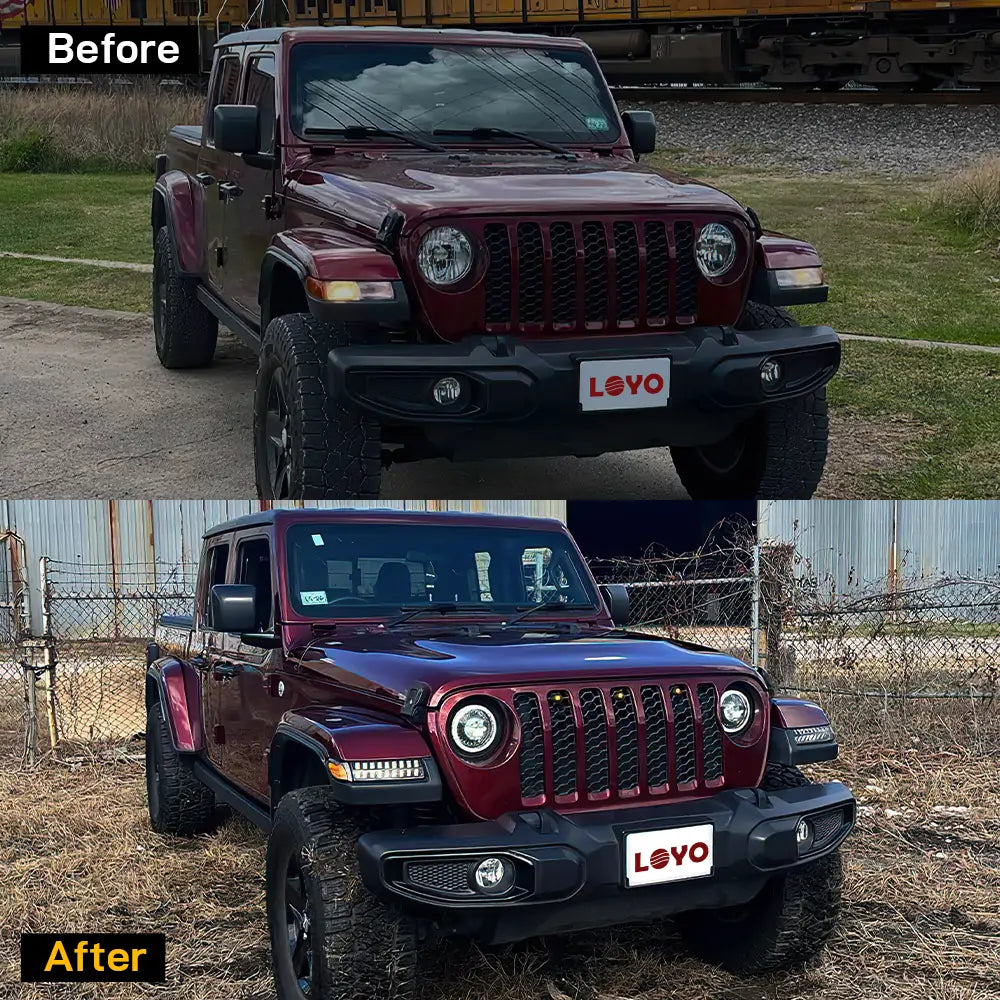 Jeep Wrangler JL LED Headlights and fender lights