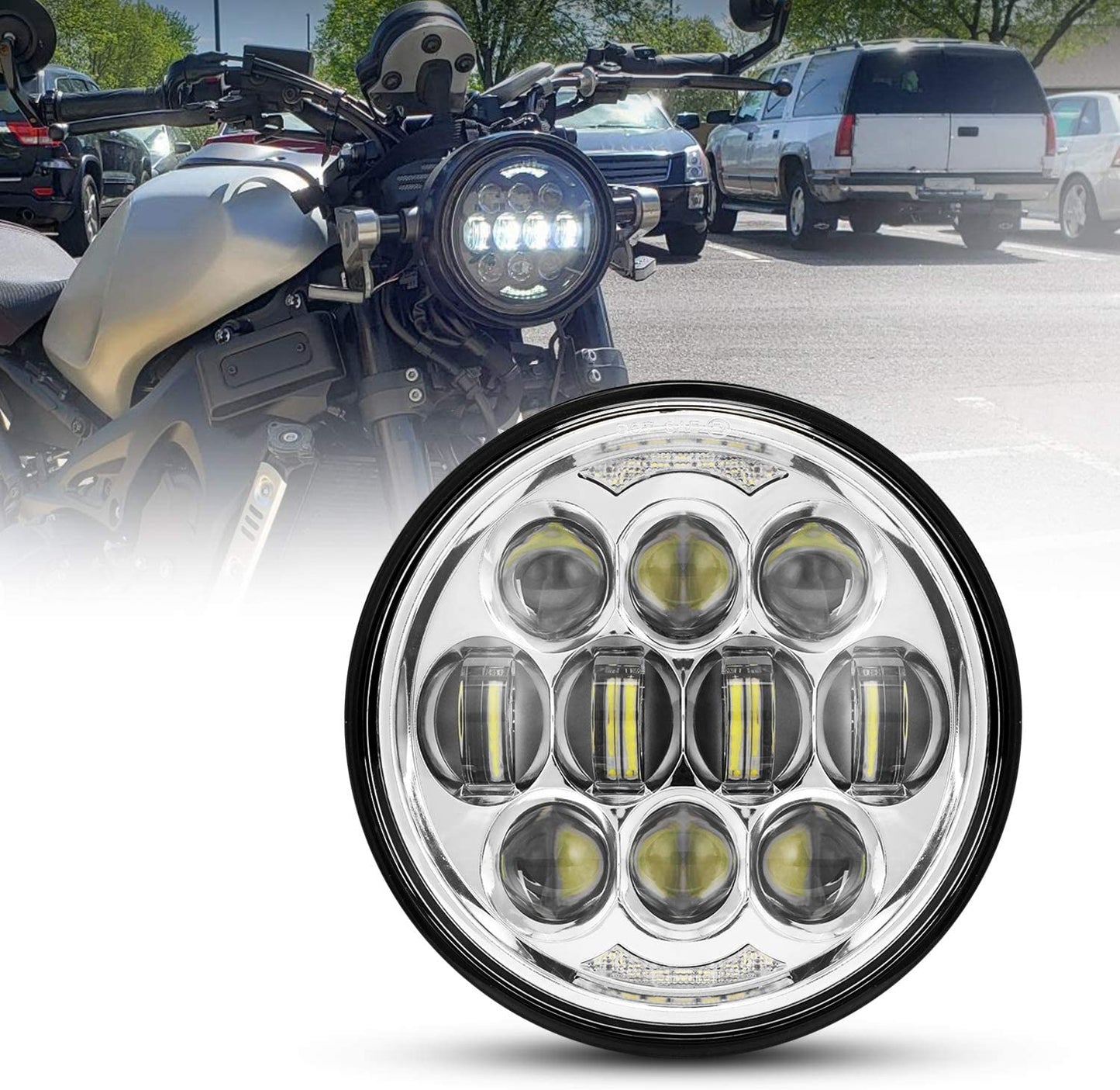 Unique 80W 5.75 Inch Lens Headlight Harley Headlight - loyolight