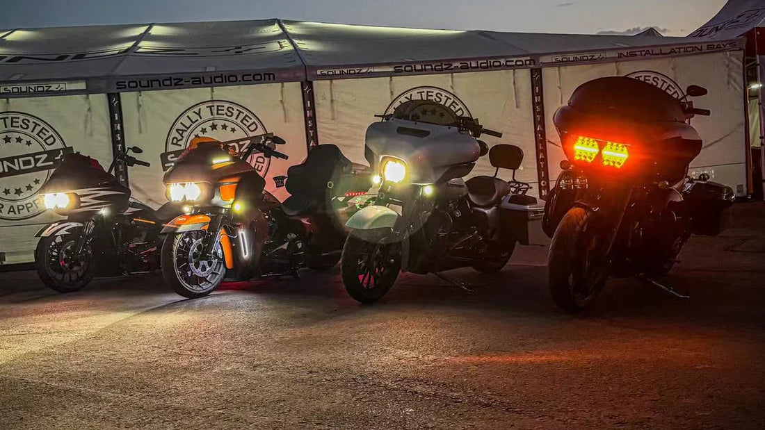 The Brightest LED Headlight for Harley Davidson Road Glide