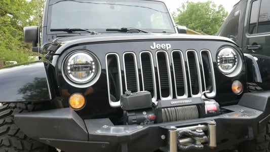 How to install LOYO® 7 inch King Kong headlight on Jeep JK