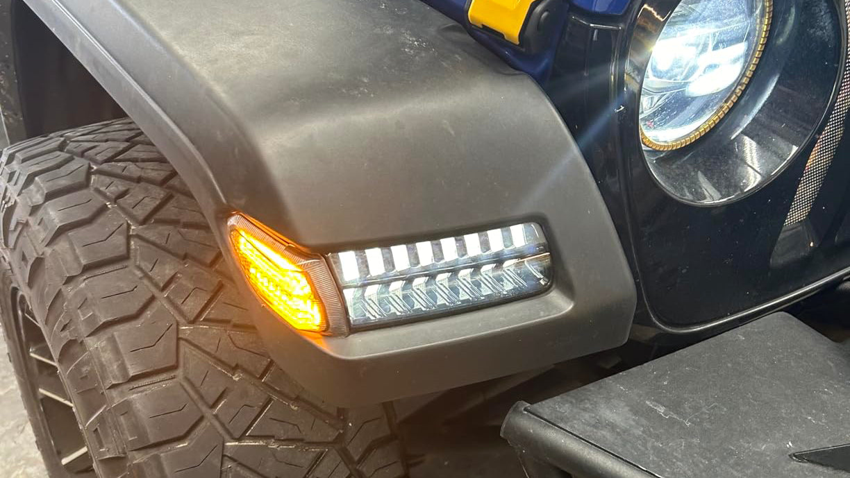 Sequential Flash Jeep Wrangler Jl Fenders Upgrade Led Fender Light Sequential Flashing ...