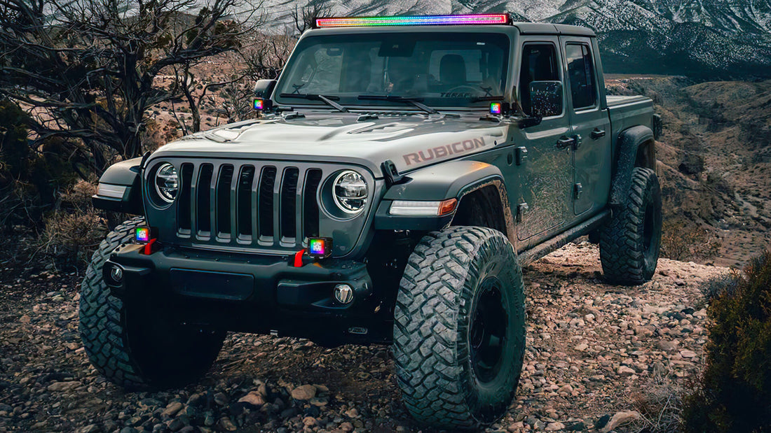 A Guide to LED Light Bars for Trucks