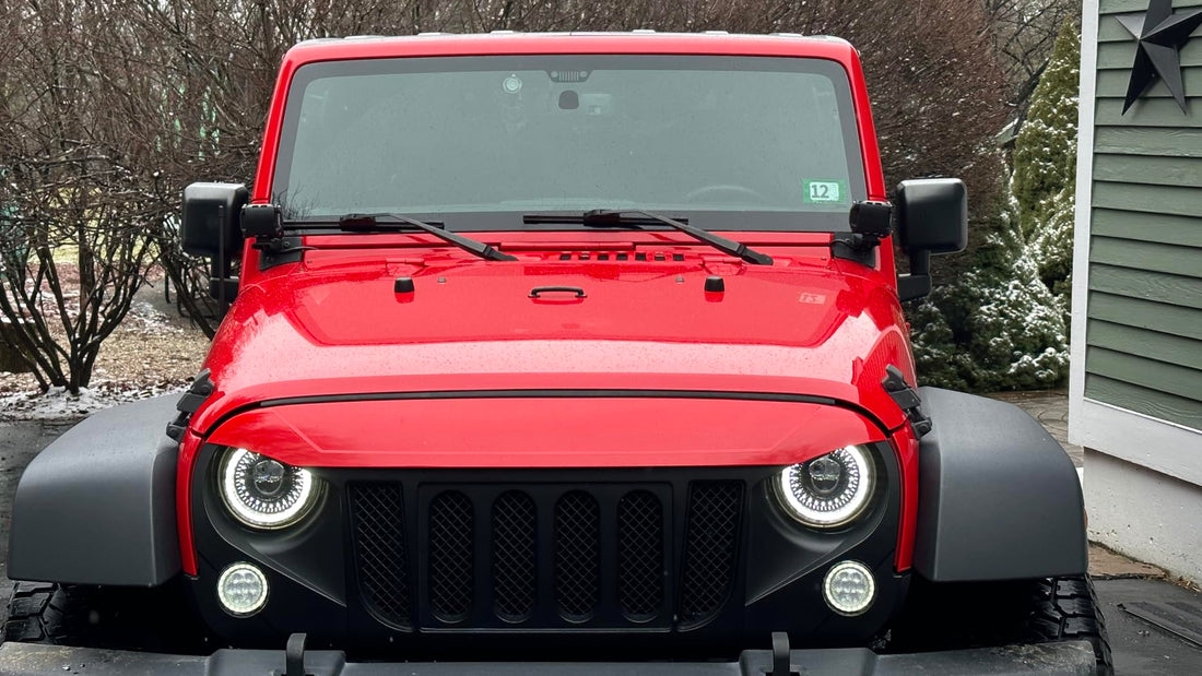 How To Remove Jeep Wrangler JK Factory Headlights