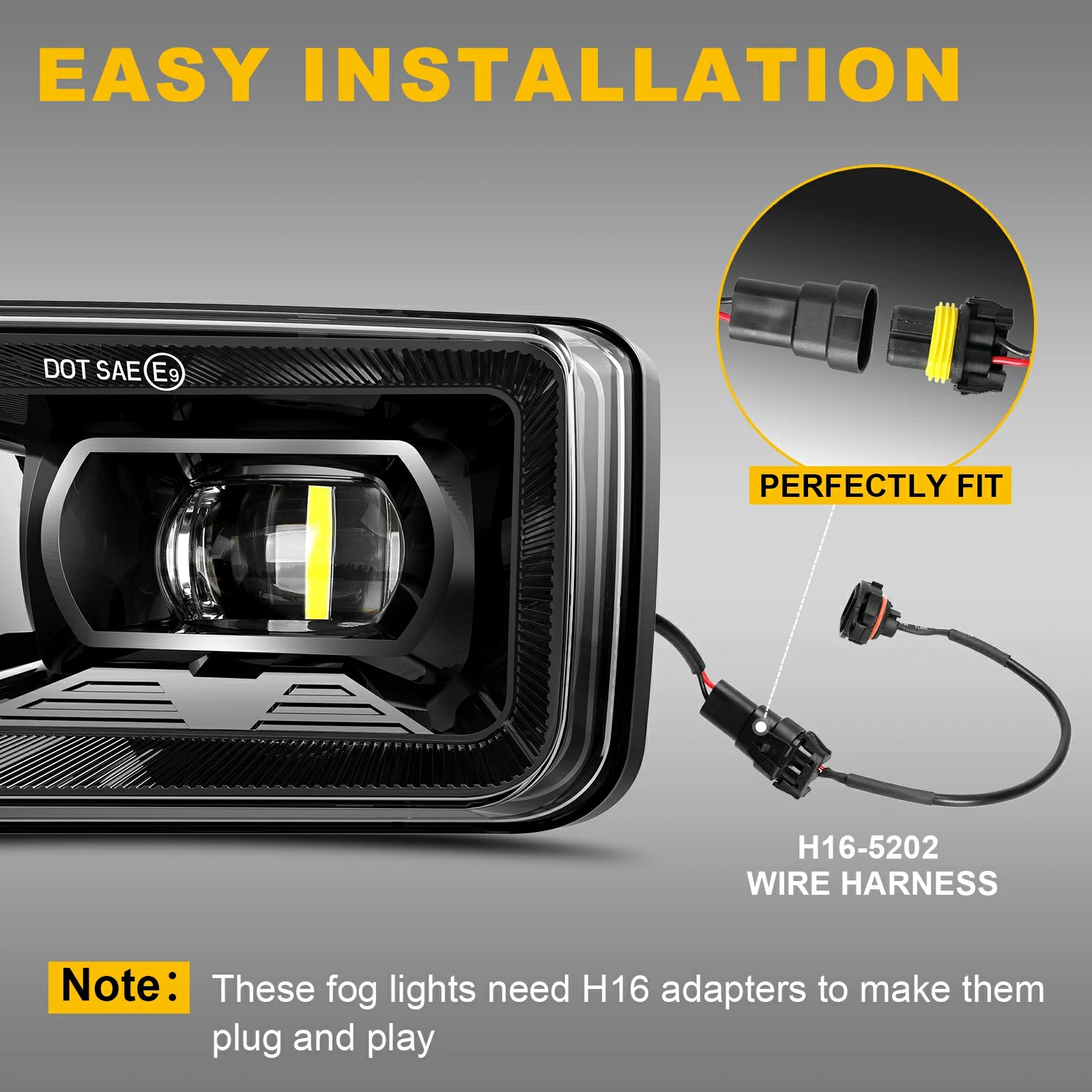 Chevy Silverado LED Fog Lights, Plug and Play