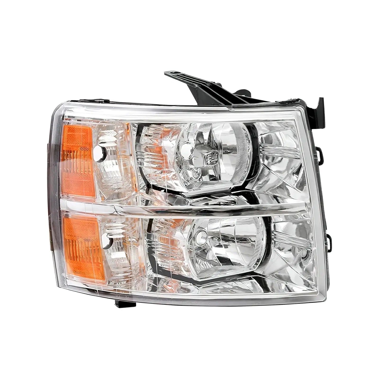 Headlight Assembly Compatible with 2007-2014 Chevy Silverado 1500 2500HD 3500 Passenger Side