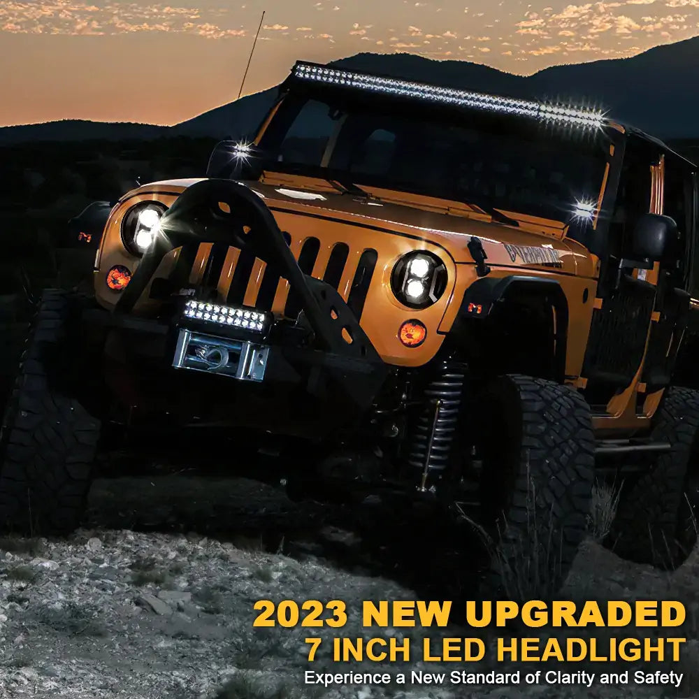 2023 New Upgraded 7 Inch LED Headlights