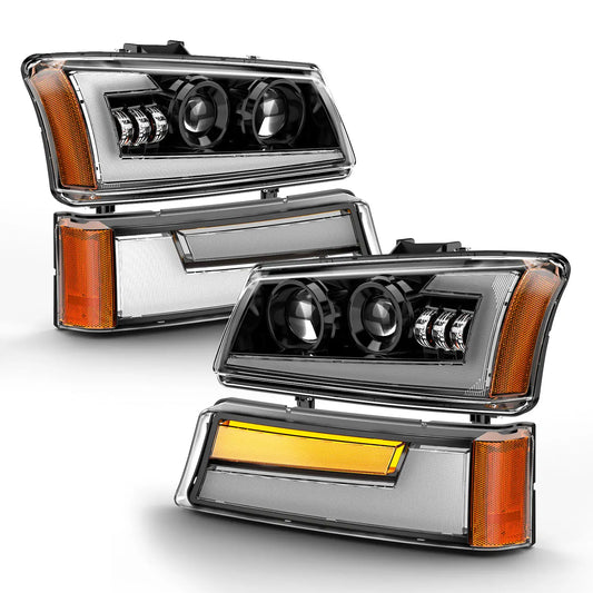 Aftermarket Headlight Assembly for Chevrolet Silverado 1500 2500 3500 HD